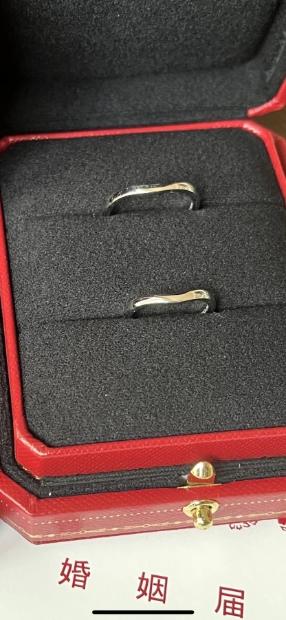 みのむしさんの結婚指輪の写真