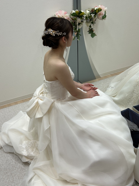 Kiyoさんのウエディングドレスの写真