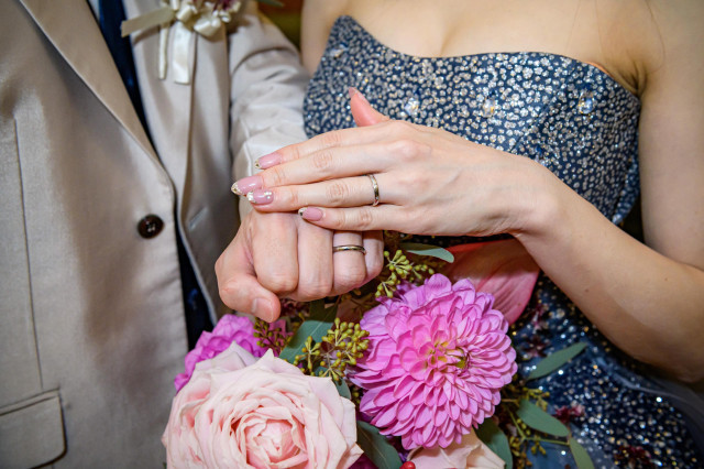 りっぴさんの結婚指輪の写真