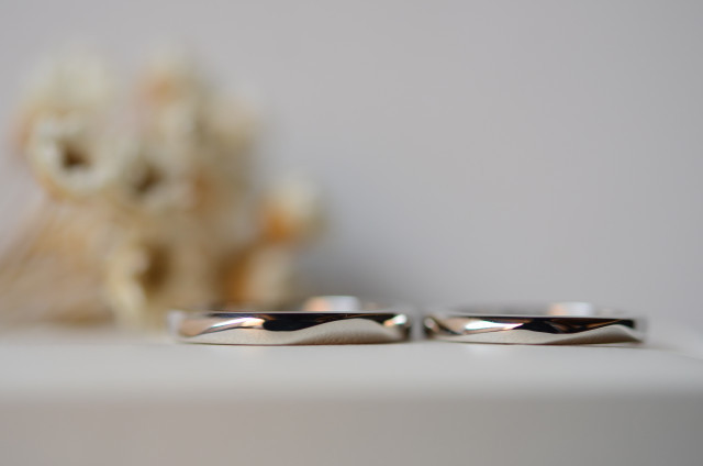 ゆーかさんの結婚指輪の写真