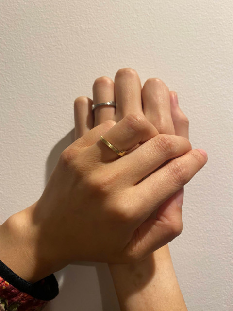 サンさんの結婚指輪の写真