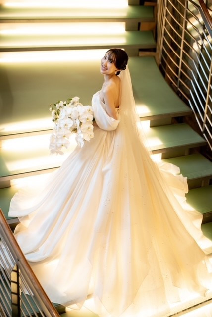 yurieさんのウエディングドレスの写真