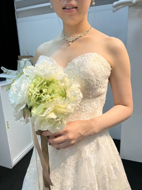 あみさんのウエディングドレスの写真