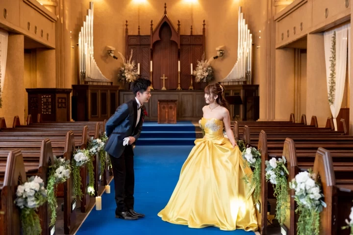 「美女と野獣」Disney大好き夫婦の感謝を伝える結婚式