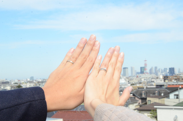 あやかさんの結婚指輪の写真