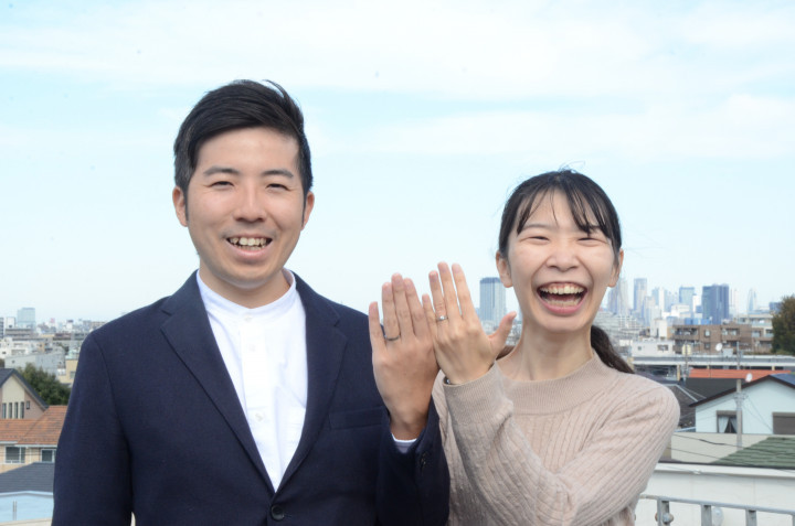 あやかさんの結婚指輪の写真