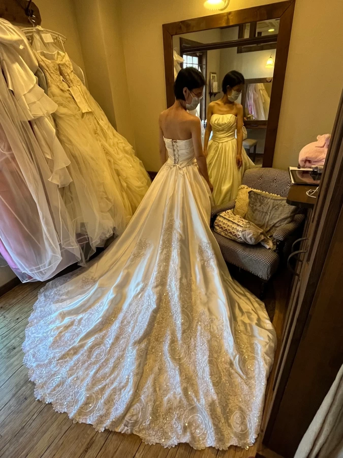 りんごけーきさんのウエディングドレスの写真