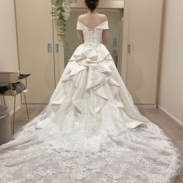 ちろるさんのウエディングドレスの写真