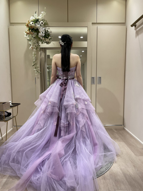 ちろるさんのカラードレスの写真