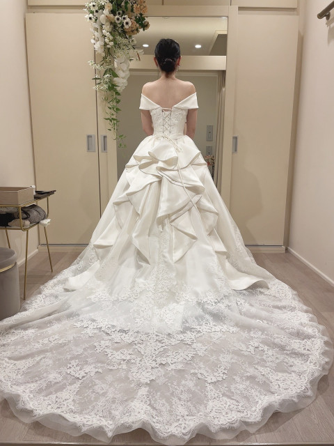 ちろるさんのウエディングドレスの写真