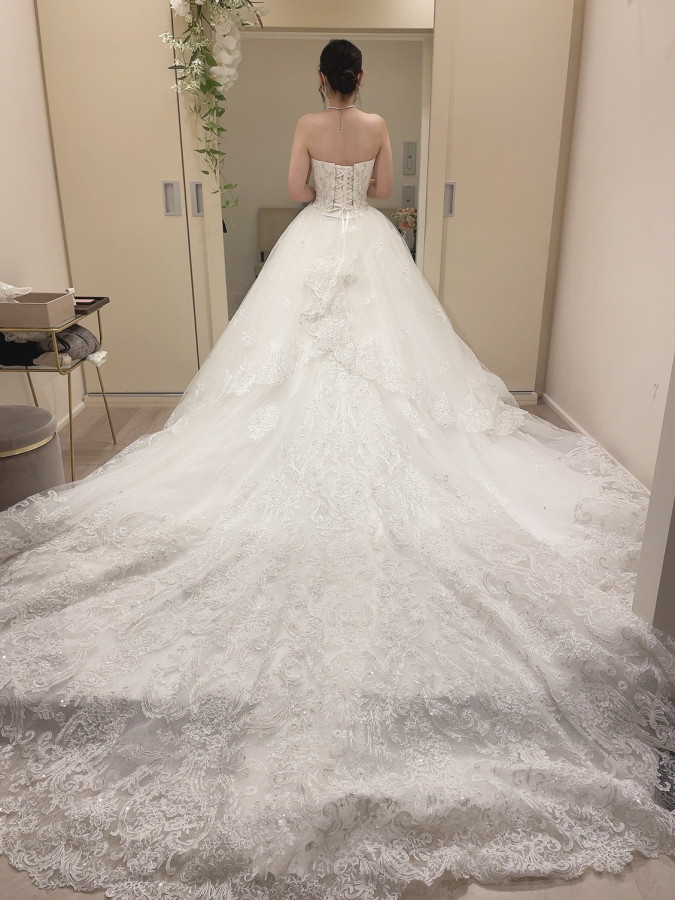 ちろるさんのウエディングドレスの写真