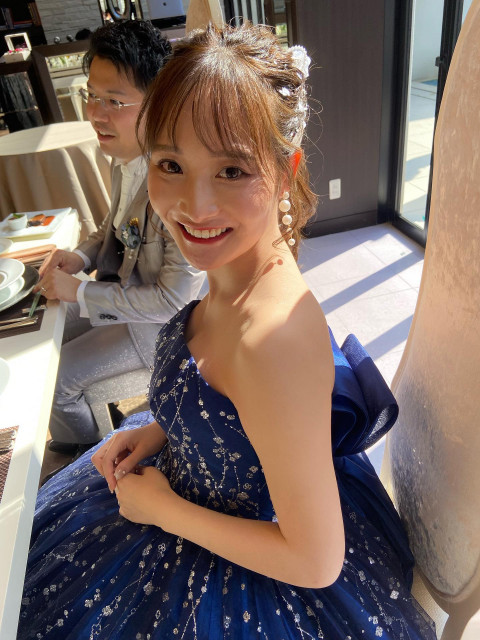 Nさんのカラードレスの写真