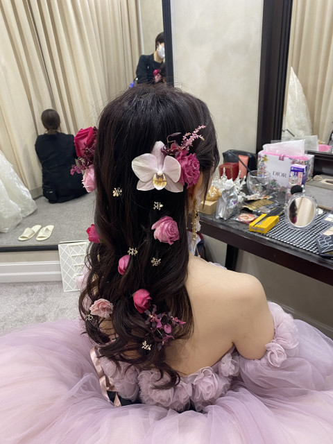 rinaさんのヘアメイクの写真