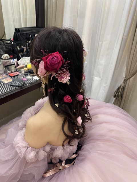 rinaさんのヘアメイクの写真