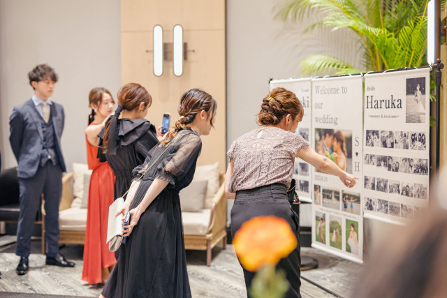 ハルカさんの会場装飾アイテムの写真