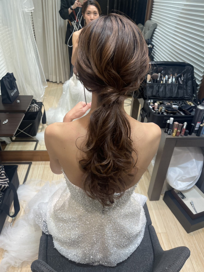 ハルカさんのヘアメイクの写真