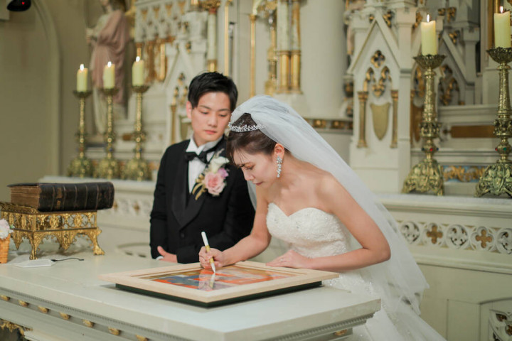 marikoさんの結婚証明書の写真