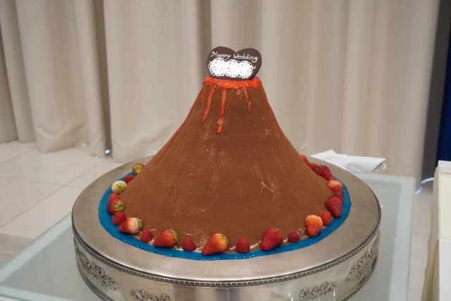 だーさんのウエディングケーキの写真