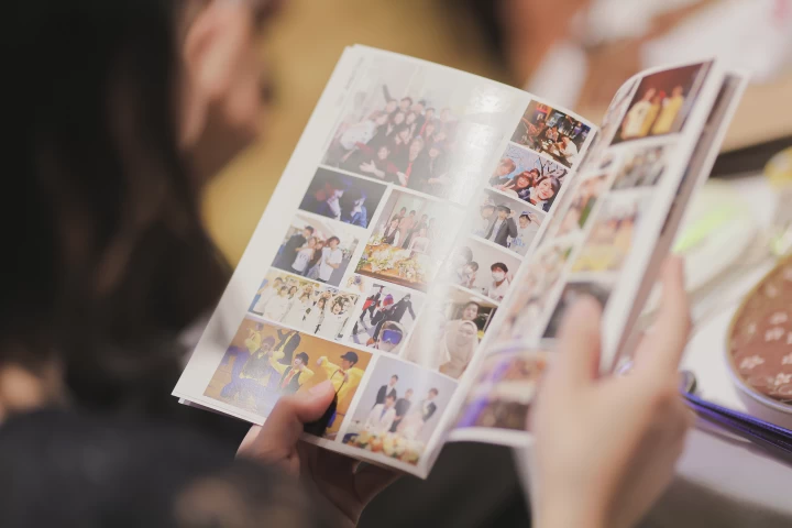 あおさんの席次表・メニュー表の写真