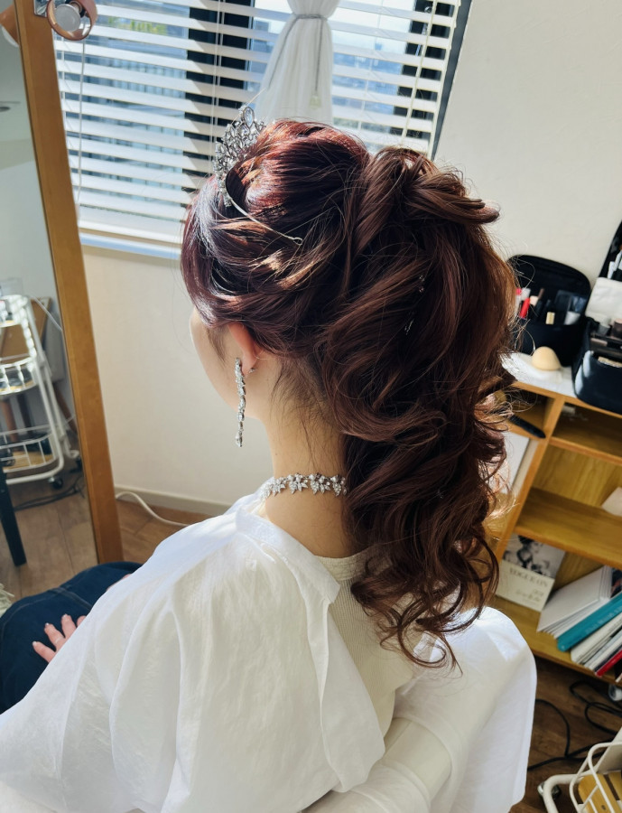 ぴーさんのヘアメイクの写真