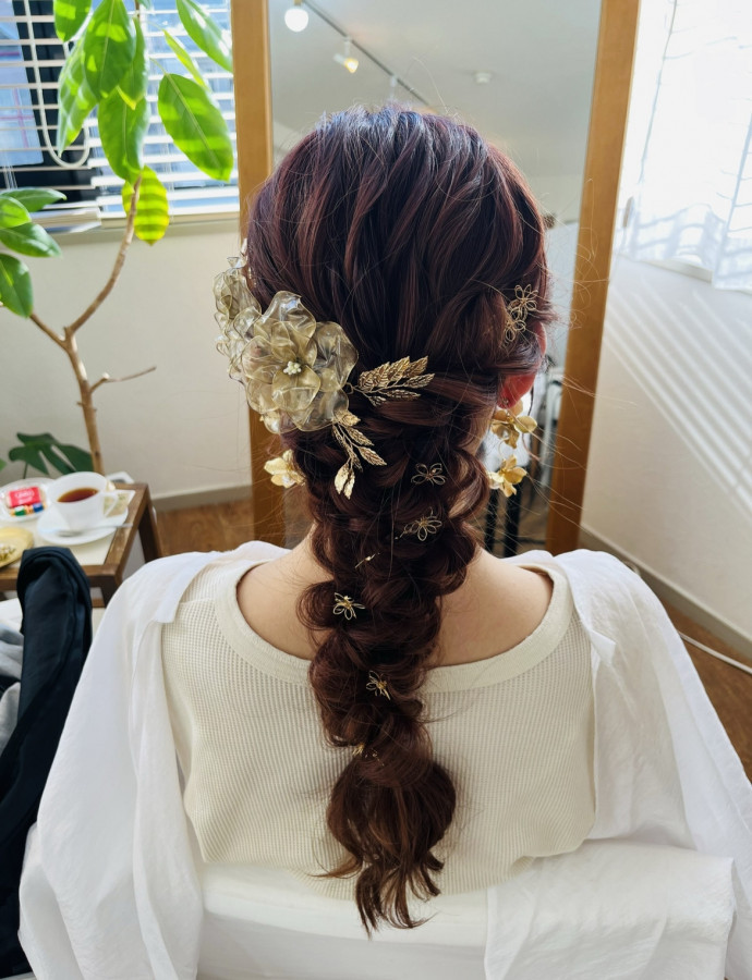 ぴーさんのヘアメイクの写真