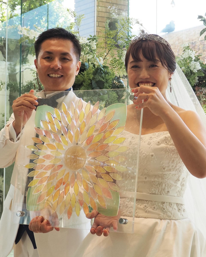 あんみつさんの結婚証明書の写真