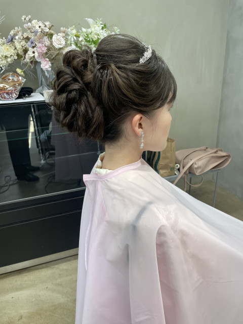 hnkさんのヘアメイクの写真