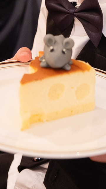 ゆりすさんのウエディングケーキの写真