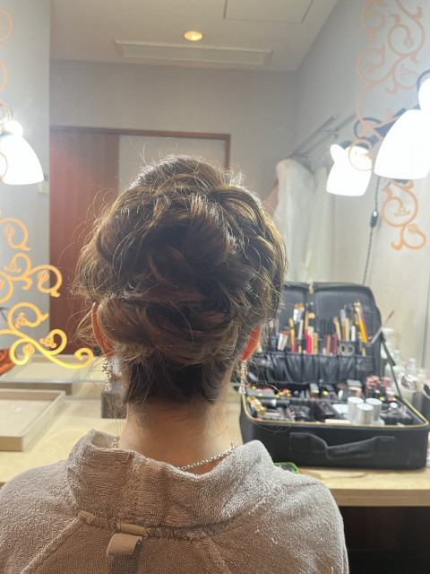 りーぬさんのヘアメイクの写真