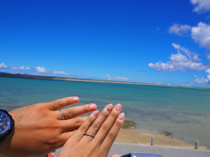 ほたてさんの結婚指輪の写真