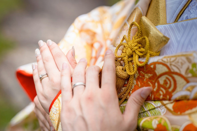 くまさんの結婚指輪の写真