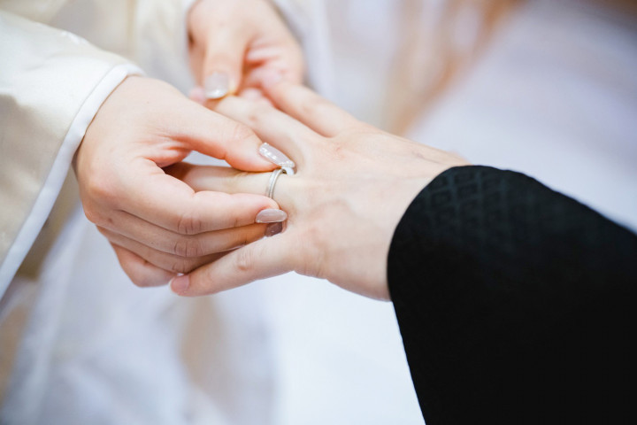 くまさんの結婚指輪の写真