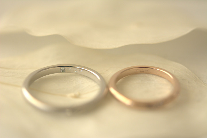 Yさんの結婚指輪の写真