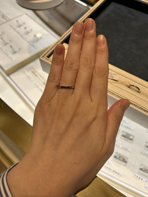 まりさんの結婚指輪の写真