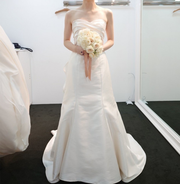 まりさんのウエディングドレスの写真