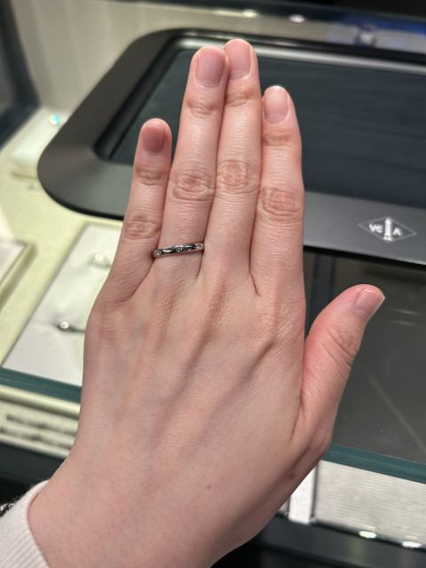まりさんの結婚指輪の写真