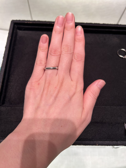 まりさんの結婚指輪の写真
