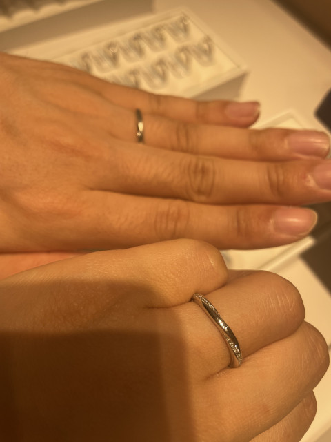 ヨッシーさんの結婚指輪の写真