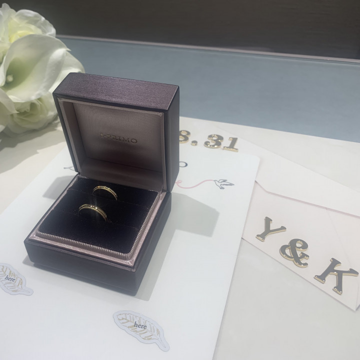 くりまんじゅうさんの結婚指輪の写真
