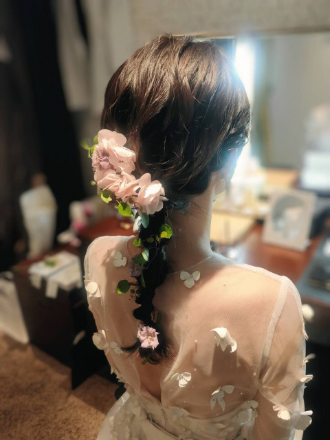 えりさんのヘアメイクの写真