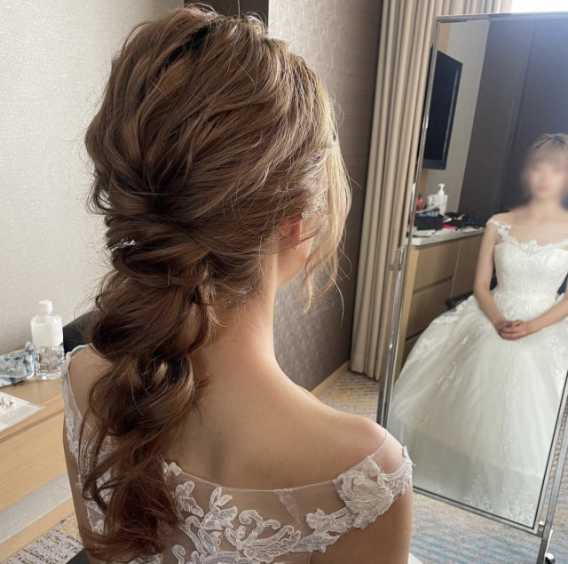 riiさんのヘアメイクの写真