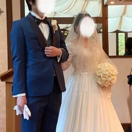 まめさんのウエディングドレスの写真