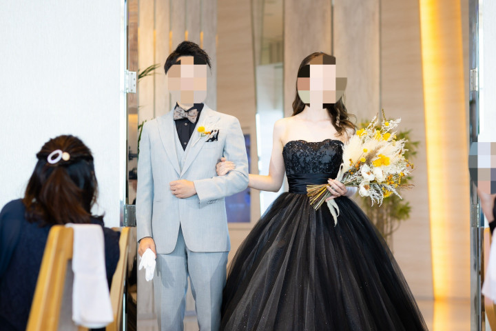 Nさんのカラードレスの写真