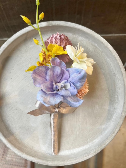 ミッフィーさんのブーケ・ブートニアの写真