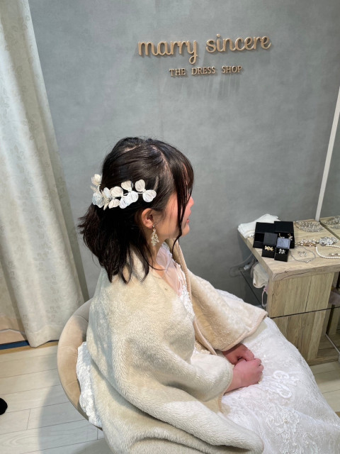 ざわさんのヘアメイクの写真