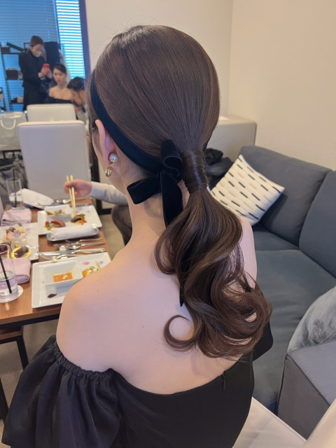 ぴんさんのヘアメイクの写真