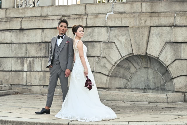 moeさんの前撮りの写真