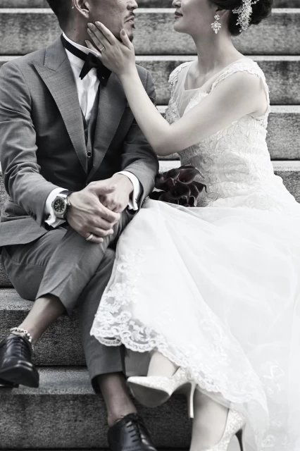 moeさんの前撮りの写真