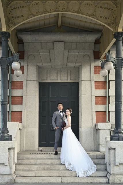 moeさんの前撮りの写真