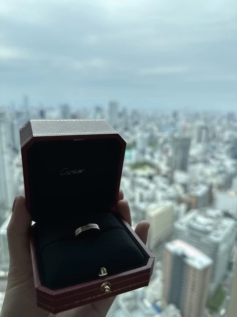 moeさんの結婚指輪の写真